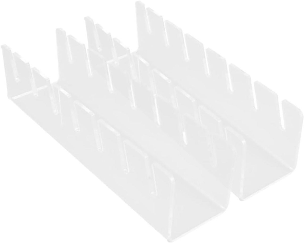 Hoedenrek Set - Organizer Display - Hoeden Presenteren - Stabiel Acryl - 2 Stuks - Transparant