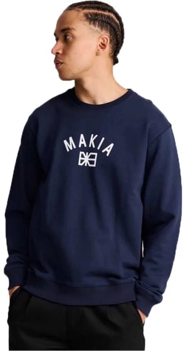 Makia Port Sweatshirt Blauw L Man