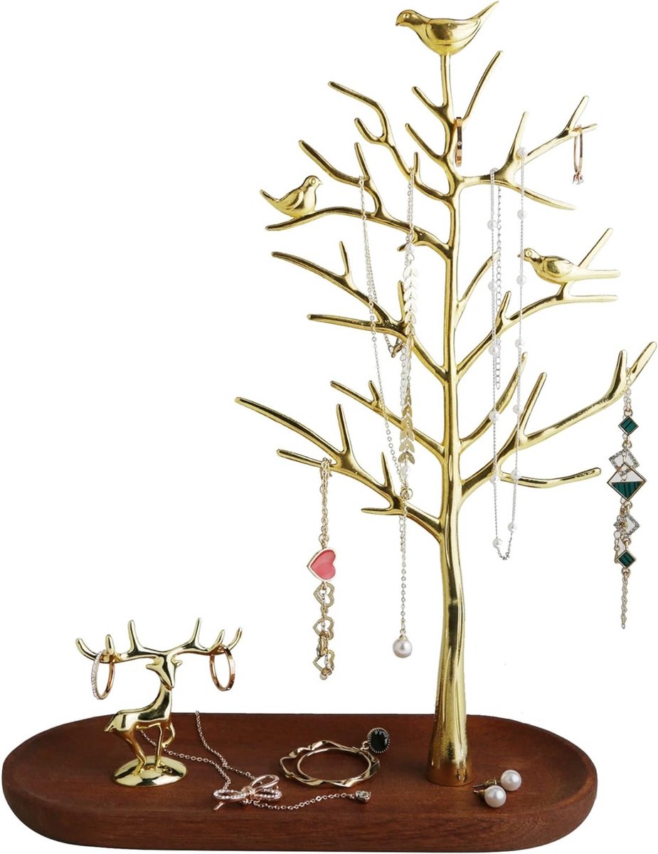 Sieradenhouder voor ringen, oorbellen, kettingen en armbanden - Perfect voor woonkamer, badkamer en kantoor