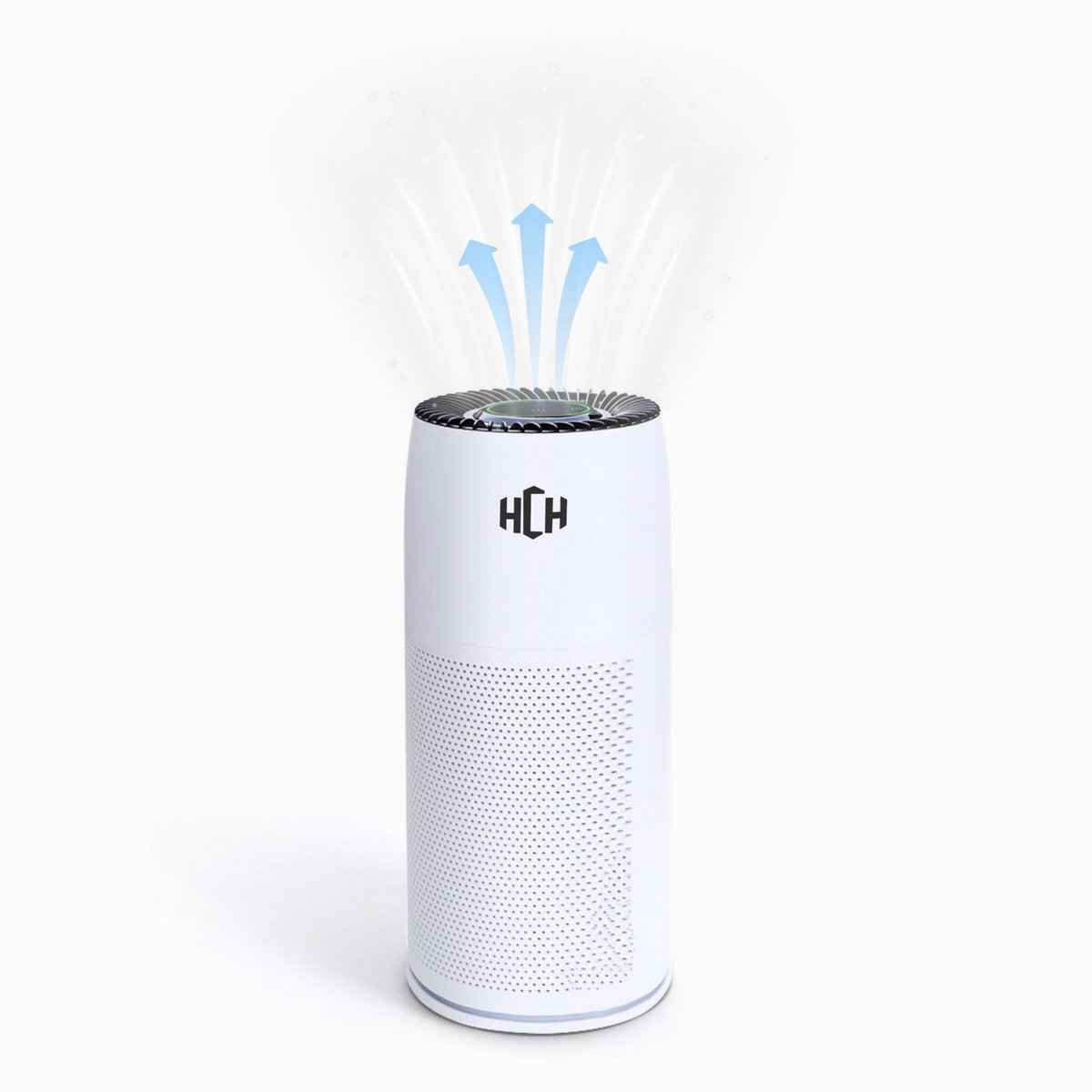 HCH Luchtreiniger - Air Balance - Air Purifier - HEPA filter - Werkt tegen huisstofmijt, hooikoorts, allergie en stof - 3 standen + slaapstand en automatische stand - Luchtkwaliteit indicator - 500 m² - CADR 300 m³/h - Stil, 20 db — afbeelding 1