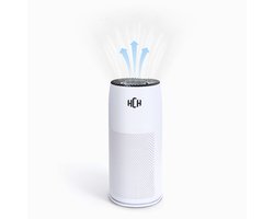 HCH Luchtreiniger - Air Balance - Air Purifier - HEPA filter - Werkt tegen huisstofmijt, hooikoorts, allergie en stof - 3 standen + slaapstand en automatische stand - Luchtkwaliteit indicator - 500 m² - CADR 300 m³/h - Stil, 20 db