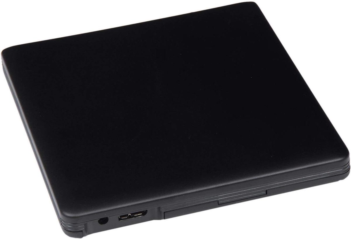 Externe drive - Optische brander - Schijven lezen - USB 3.0 - 14.3 x 15 cm - Zwart