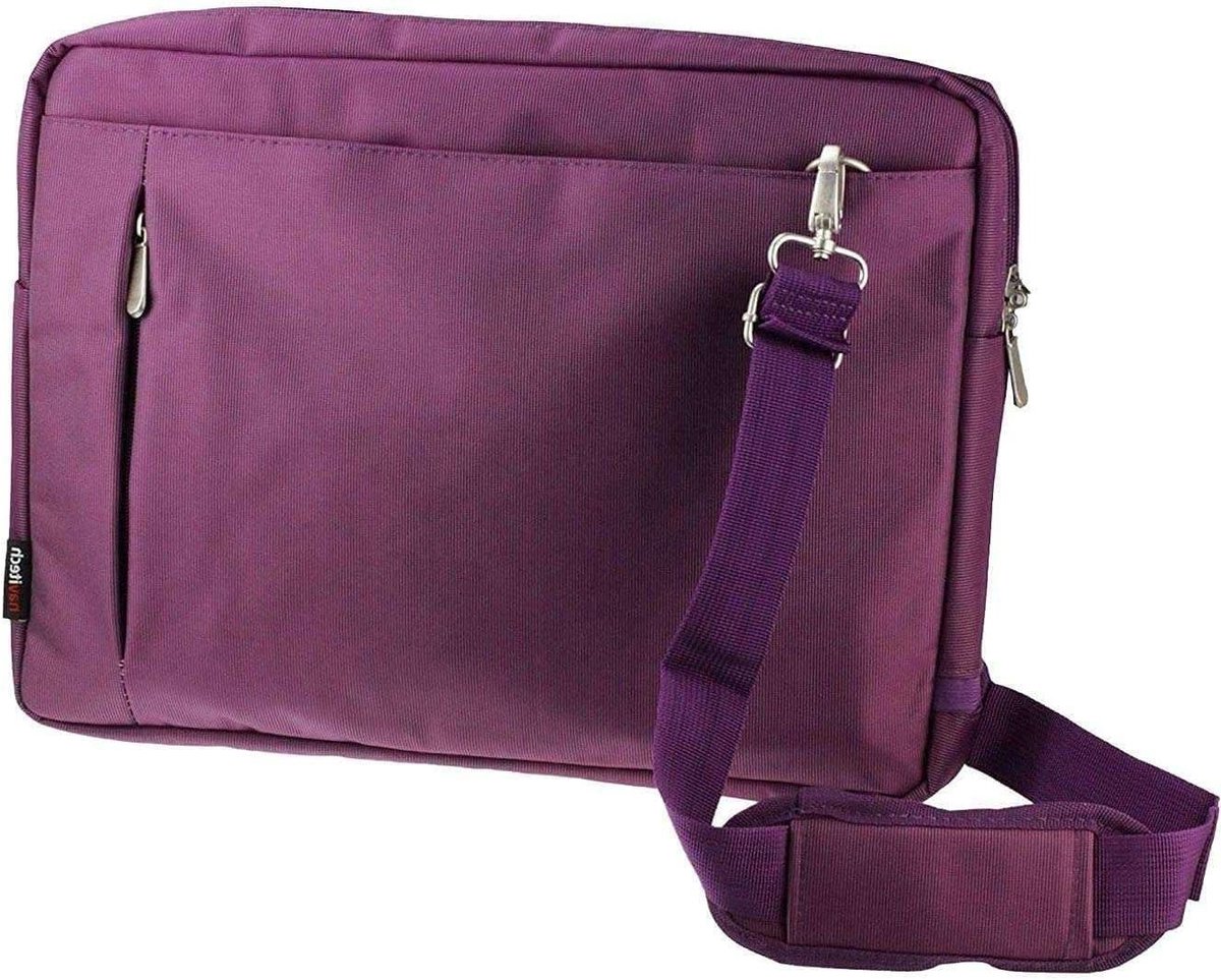 Draagbare Tas - Opbergkoffer - Dvd Speler - Waterbestendig Materiaal - 33 x 26 x 3 cm - Paars