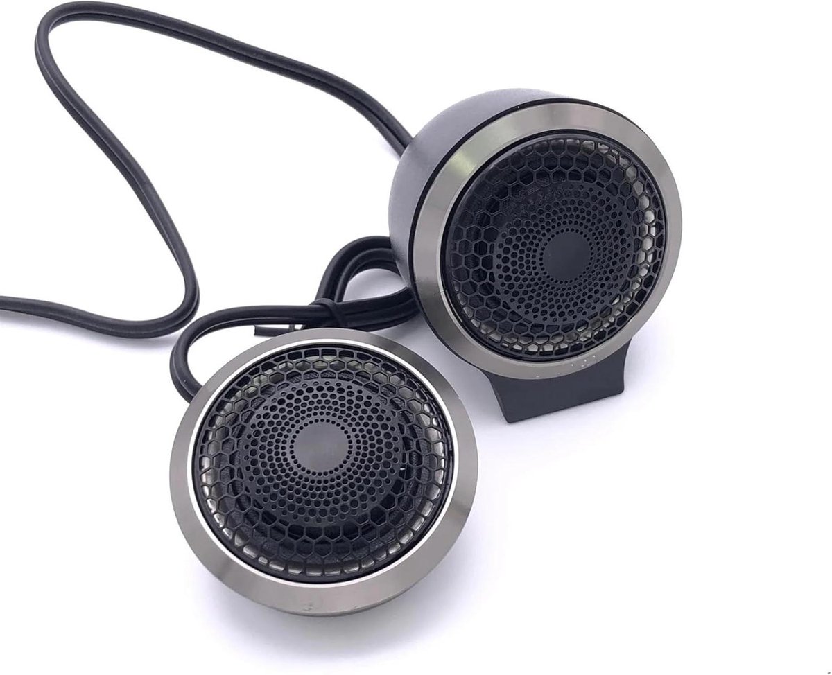 Audio Hoorn Tweeter - Hifi Speaker - Auto Geluid - Hoog Vermogen - 300W - Zwart