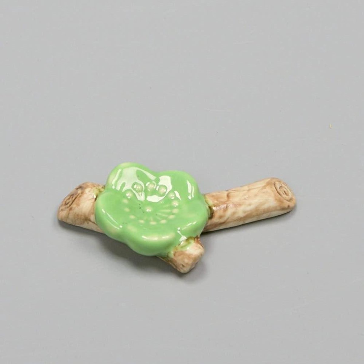 Bloem Vorm Steunen - Eetstokjes Houders - Tafel Decoratie - Set van 4 - N.v.t. - Groen