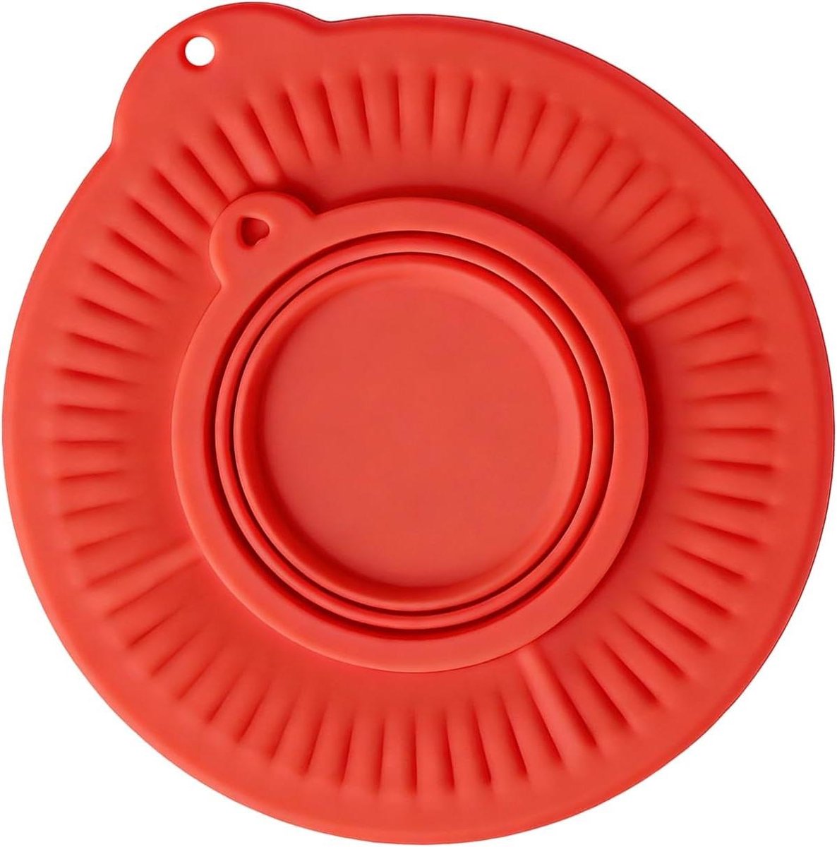 Mixer Spatbescherming - Spatscherm Kom - Schoon Maken - Hoge Temperatuur - 4.3-4.7 Liter - Rood
