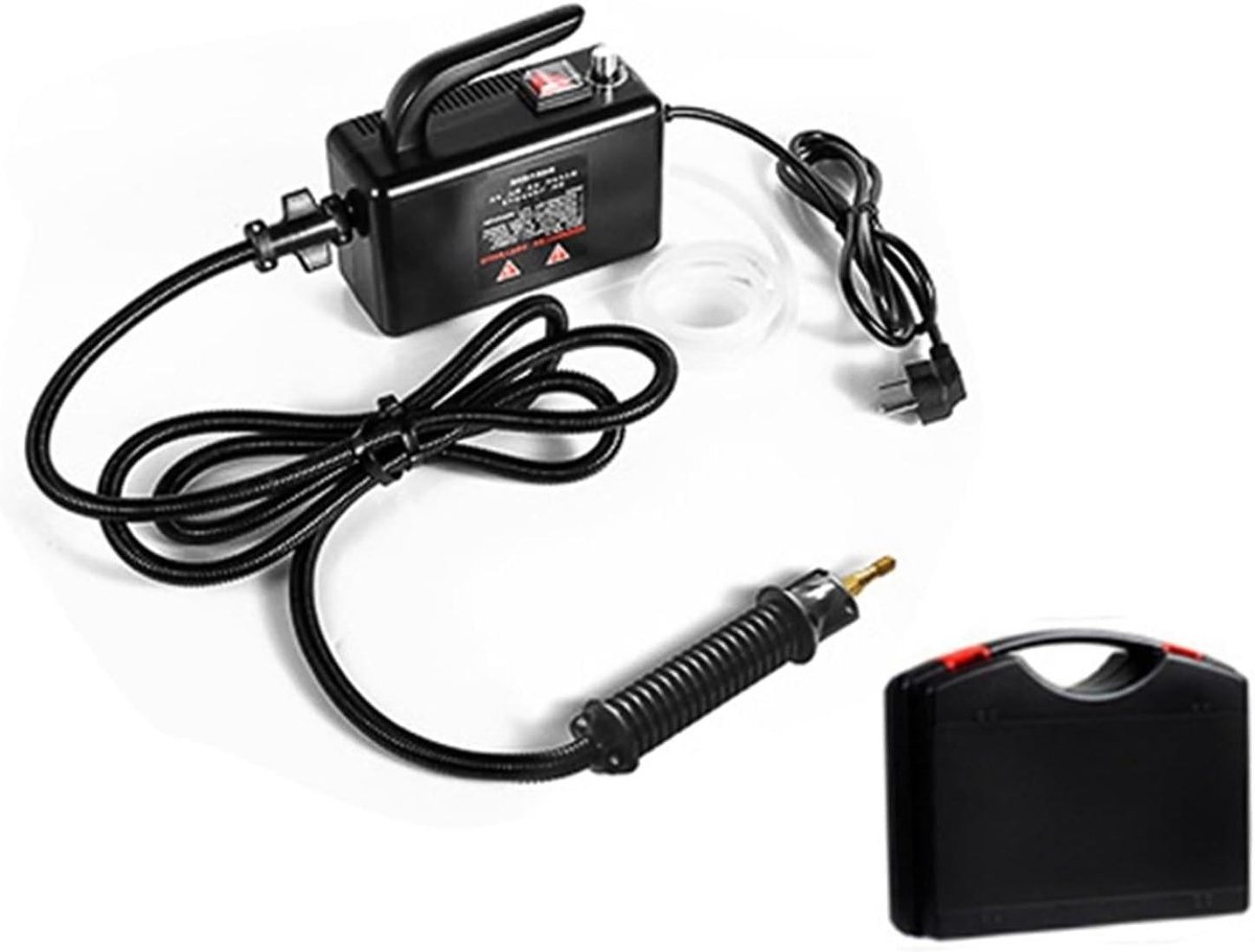 Stoomreiniger - Hete stoomreiniger - Diepe reiniging - Snelle hitte - 2600W - Zwart
