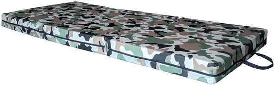 Opvouwbare Matras - Campingmat Gastenmat - Ruimte Besparen - Vuilafstotend Camouflage - 160x200 Cm - Groenbruin — afbeelding 5