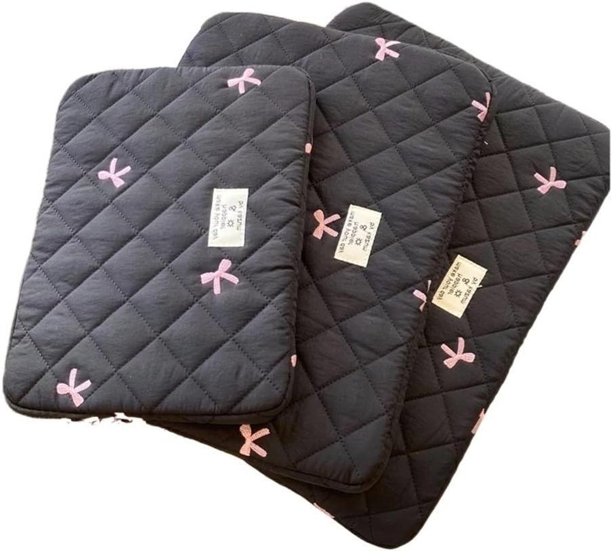 Laptop Opbergtas - Notebook Sleeve - Veilig Transport - Zachte Bescherming - 15.6 Inch - Bloemenpatroon