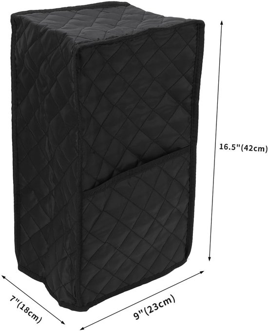 Store_9 - Blenderhoes - Keukenapparaat hoes - Accessoirevak - Zwart - Beschermhoes - Keukenmachine - Zwart model van Merkloos — afbeelding 3