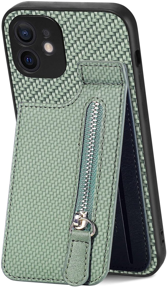Cosensi - Dailygoods - Flip PU-Lederen Hoes voor iPhone 12 met Standaard