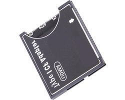 Geheugenkaart Adapter - Compact Flash Lezer - Opslag Uitbreiden - Type I Interface - Tot 2TB - Zwart