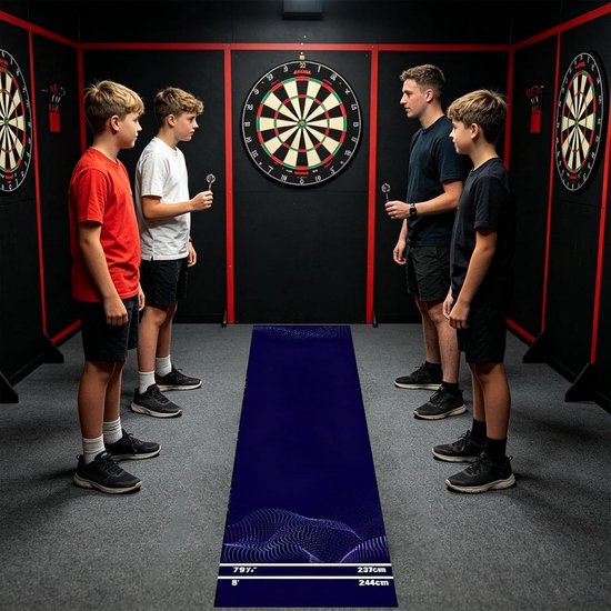 Dart Vloerkleed - Werplijn Mat - Nauwkeurigheid Verbeteren - Antislip Ondergrond - 34x300cm - Niet gespecificeerd van Dart — afbeelding 2