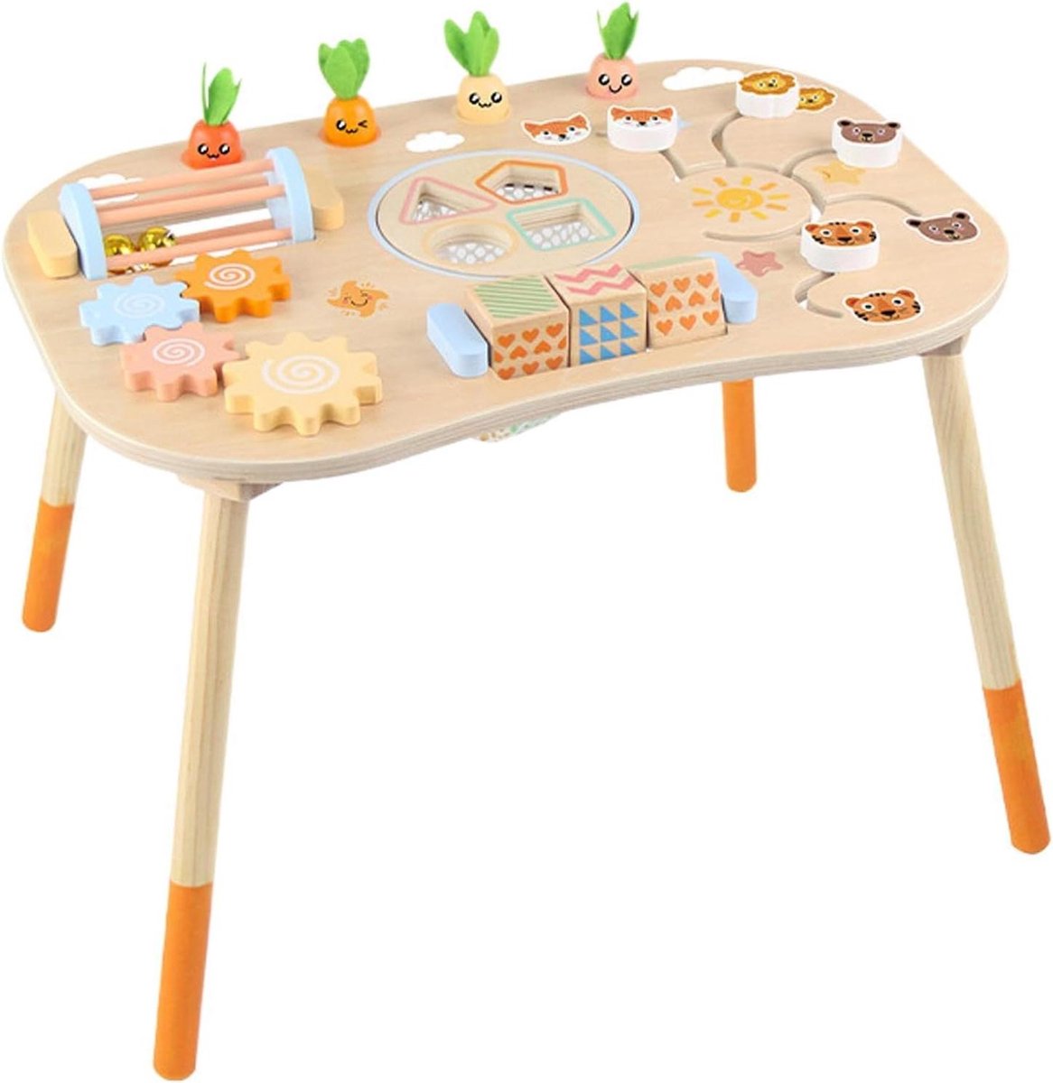 Activiteitencentrum Hout - Spel Sorteerder - Vroeg Leren - Cognitieve Ontwikkeling - 46 x 30.5 cm - Niet gespecificeerd