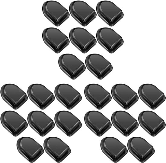 Auto Hoofdsteun Haken - Opberg Hangers - Auto Organiseren - Verborgen Ontwerp - 3 stuks - Zwart