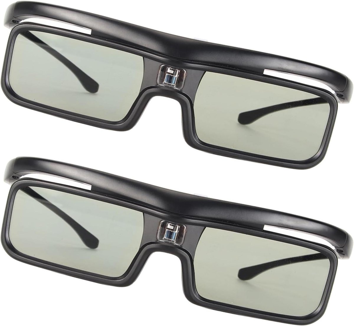3D-brillen - Actieve sluiter - Films kijken - Oplaadbaar 40 uur - 144Hz - Zwart
