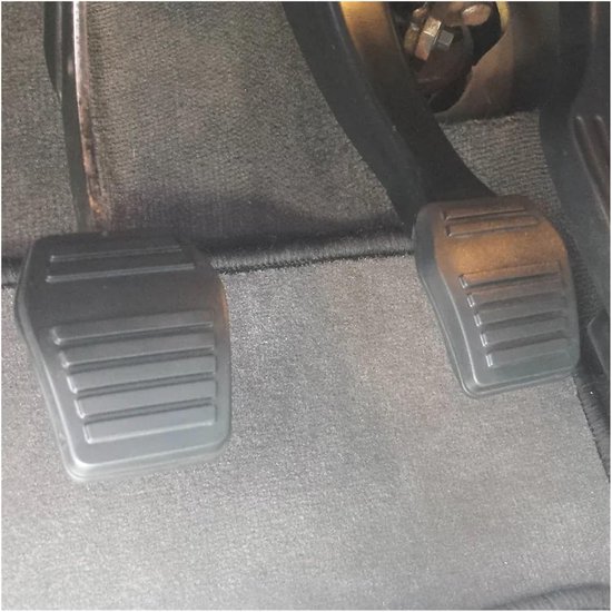 Pedaalhoezen Auto - Rem Koppeling - Verbeterde Grip - Perfecte Pasvorm - 1 Stuk - Zwart — afbeelding 2
