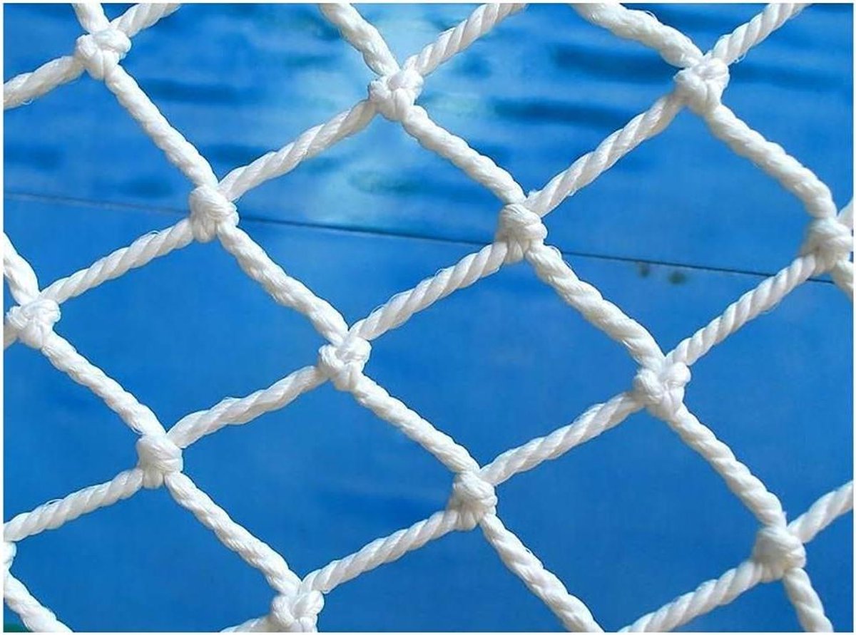 Veiligheidsnet - Valbeveiliging - Dieren beschermen - Handgeweven - 1x3 meter - Wit