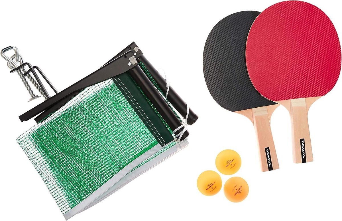 Tafeltennisset - Pingpong set - Sport & Spel - Compleet voor 2 spelers - 5-laags hout - N.v.t.