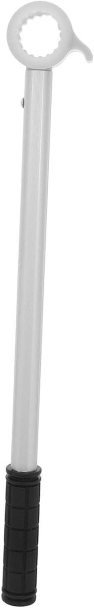 Raamopener Stok - Uitzetraam Helper - Hoge Ramen Openen - Metalen Haak - 48.7 cm Lengte - Grijs