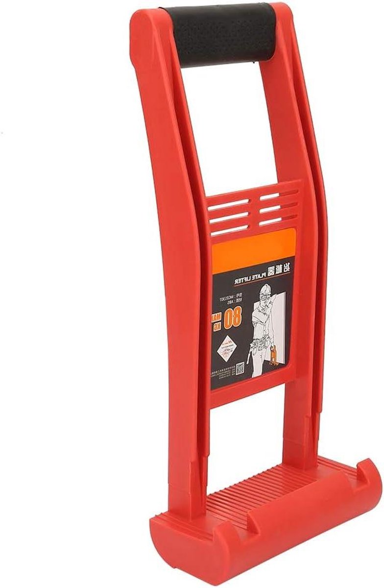 Gipsplaat Drager - Paneel Lifter - Bouwen - 80 Kg Belasting - 39x18x10 cm - Grijs