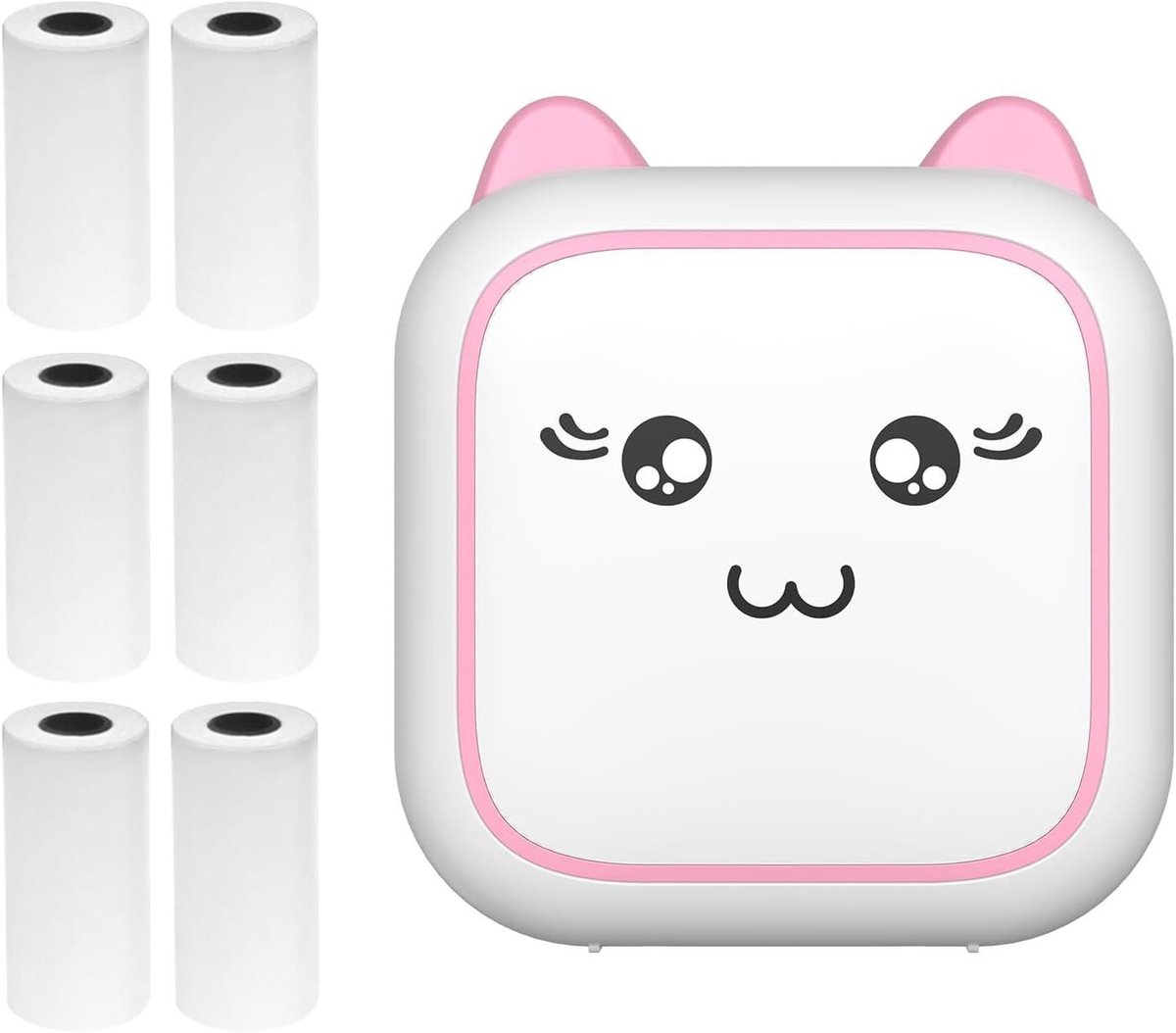 Mini Printer - Labelmaker Sticker - Foto's Printen - Inkless Printen - 57mm Papier - Roze