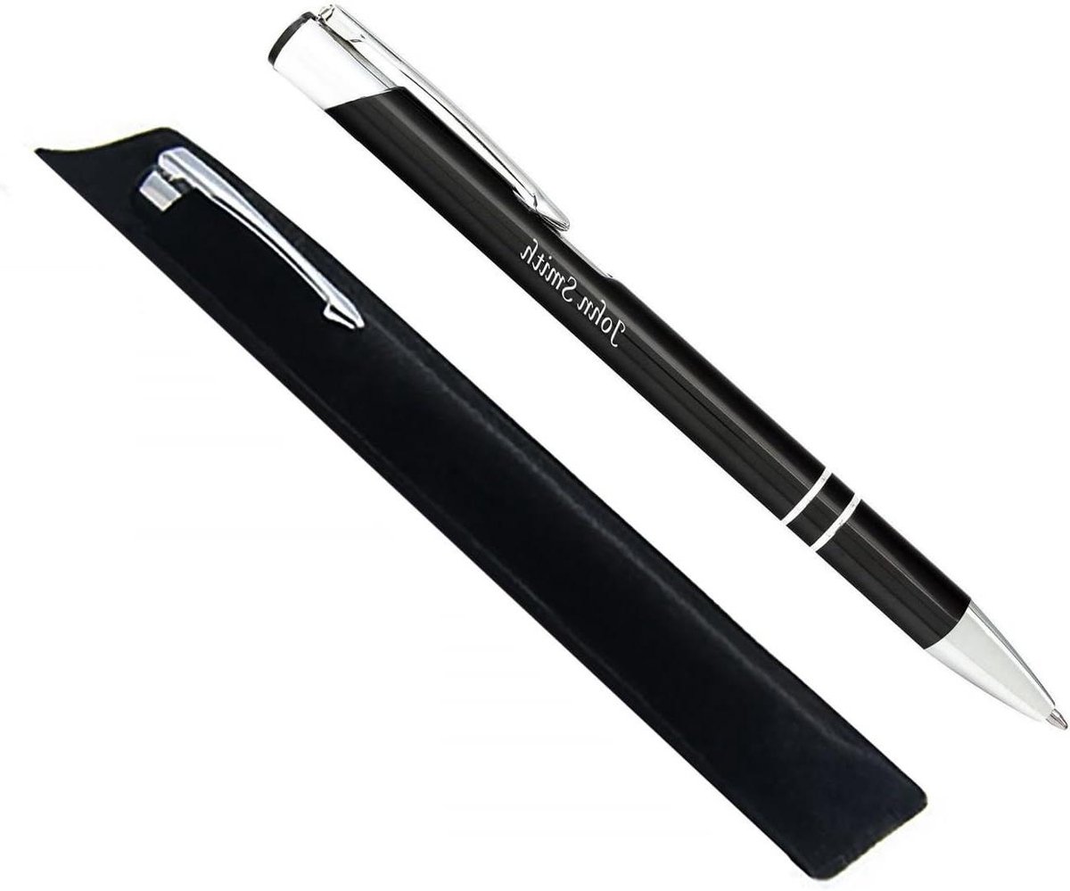 Personaliseerbare Pen - Schrijfgerei Cadeau - Zakelijk Promotie - Gratis Gravering - 100 Tekens - Zwart