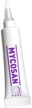 Mycosan tube met precisie kwastje voor voetschimmel. Met voeten logo.