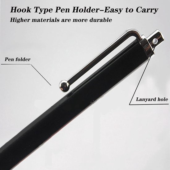 Allecto - 12 Stuks Invoerpen - Styluspen voor Touchscreen - Elegant en Praktisch - Universele Capaciteit - Geschikt voor Smartphone en Tablet - Per... — afbeelding 2