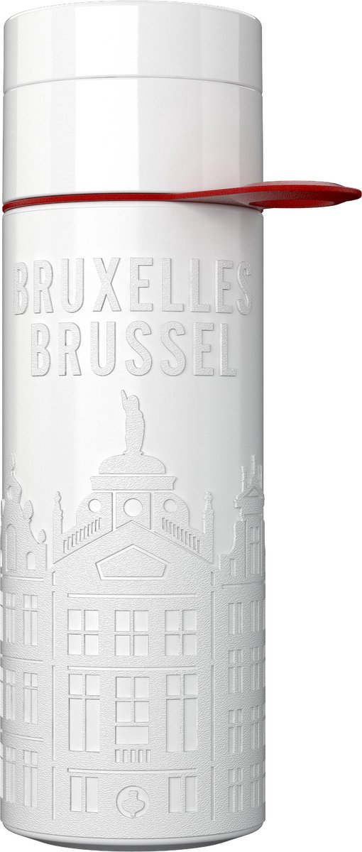 Brussel Bottle White | Herbruikbare Drinkflessen 500ML