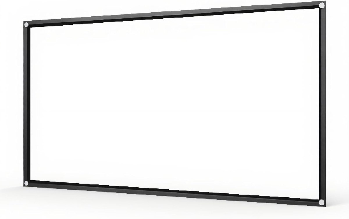 Scroll Canvas Projector Screen 60-42" - Draagbaar Vouwbaar Scherm voor Buitenfilms en Thuisbioscoop, Ideaal voor 16:9 Beeldverhouding