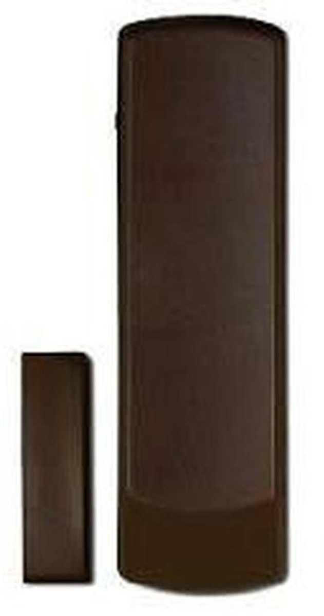 Magnetisch contact - Deur sensor - Beveiliging huis - Twee radiokanalen - 433 Mhz - Bruin