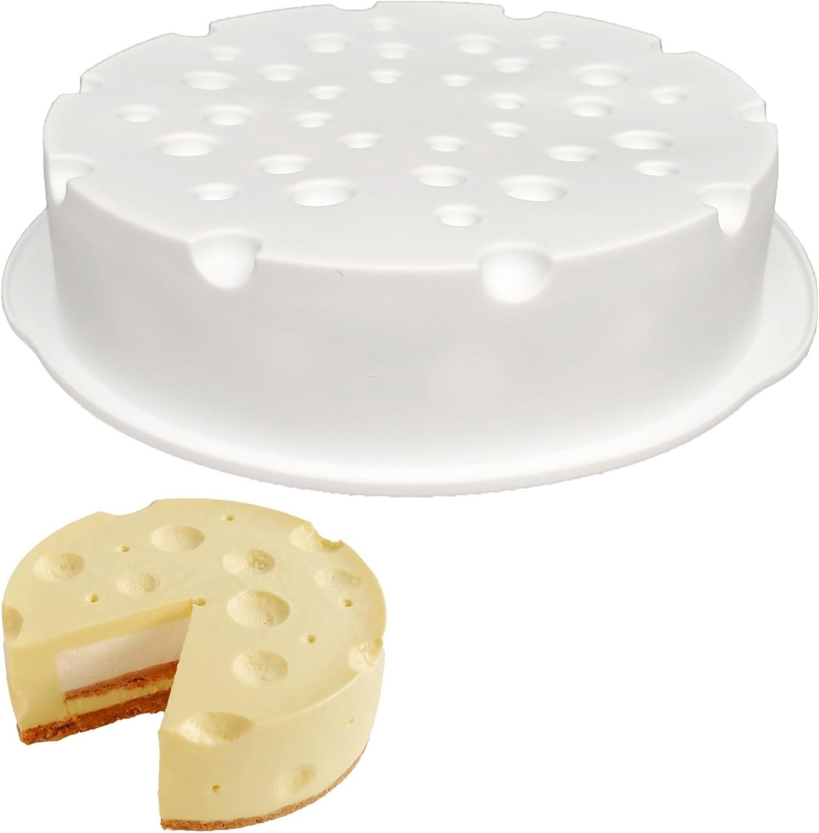 Bakvorm voor cheesecake 20,3 cm - Rond - Kaasvorm crèmecake chocolade
