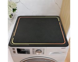 Wasmachine Droger Mat - Apparaat Beschermer - Apparaten Beschermen - Snel Absorberend - 50 x 60 cm - Zwart