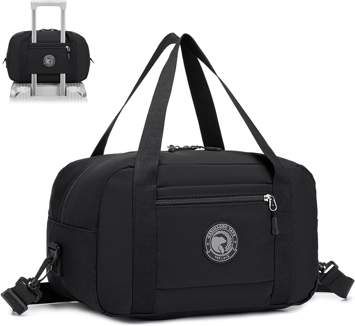 Reisweekendtas 35x20x20cm - Waterdichte Handbagage voor Ryanair - Ideaal voor Fitness en Korte Trips - Compacte Cabin Bag met Natzakken en Veelzijdig Gebruik
