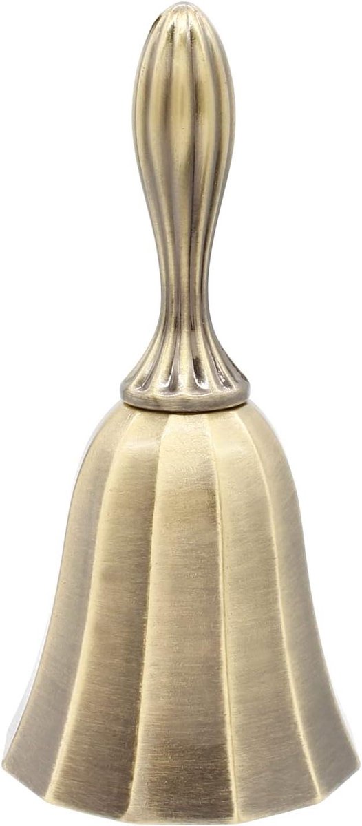 Antieke Handbel - Ringbel - Service Melden - Heldere Toon - 10 cm - Antiek