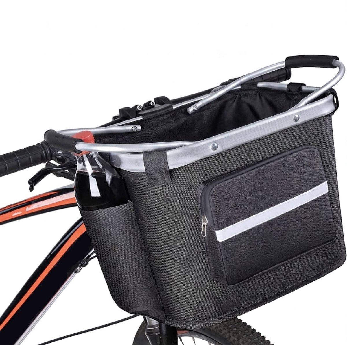 TopChoice® Fietsmand Hond - Huisdier Drager - Fietstas - 36x22x24cm - Zwart