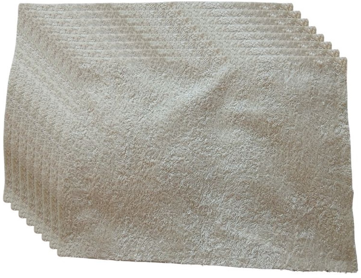 Schoonmaakdoek - katoenen doeken Bluvardi - XXL – Bruin – 8 stuks