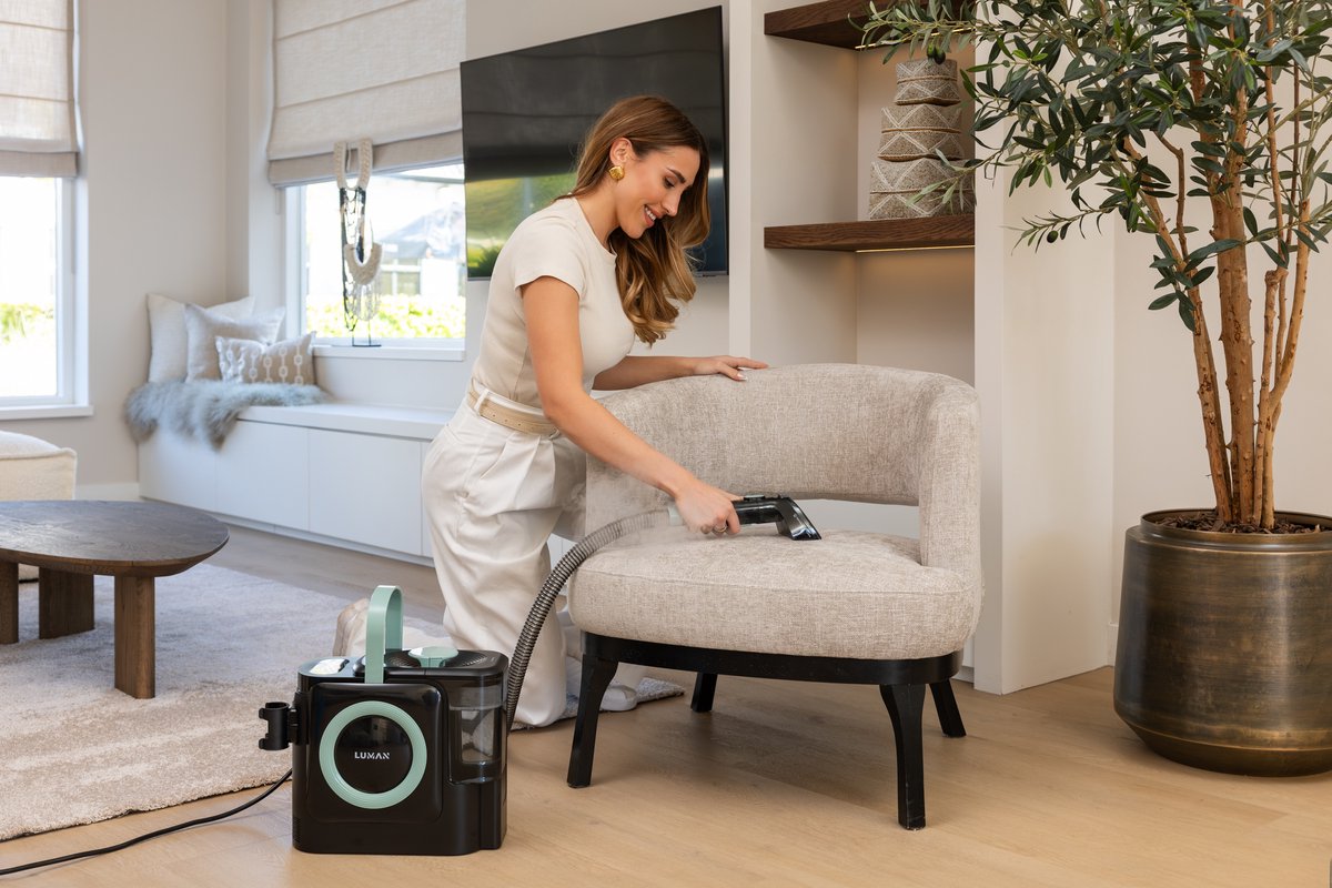 LUMAN 10 in 1 Tapijtreiniger PRO 1800W - 100°C Stoomfunctie en Zelfreinigend - Vlekkenreiniger - Stoomreiniger - Zetelreiniger - Reiniger voor bank, vloer, auto en tapijt - 7 Meter Snoer thumbnail 5