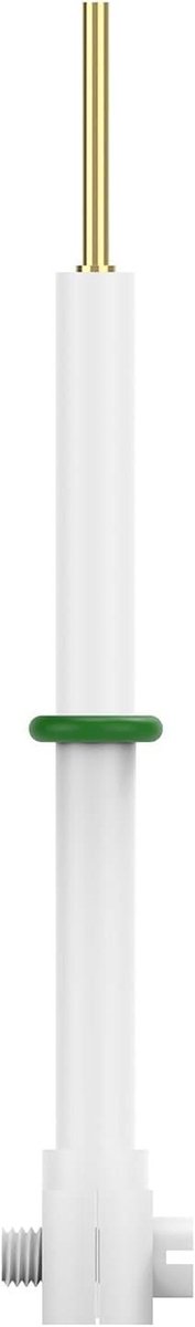 Elektrodehouder - Elektrode clip - Elektrochemie testen - Titanium plaat - 10 x 10 mm - Wit