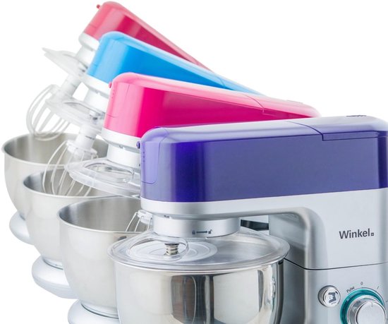 Keukenmachine - Mixer Robot - Bakken en Koken - Met Vleesmolen - 4 L Kom - Violet — afbeelding 4