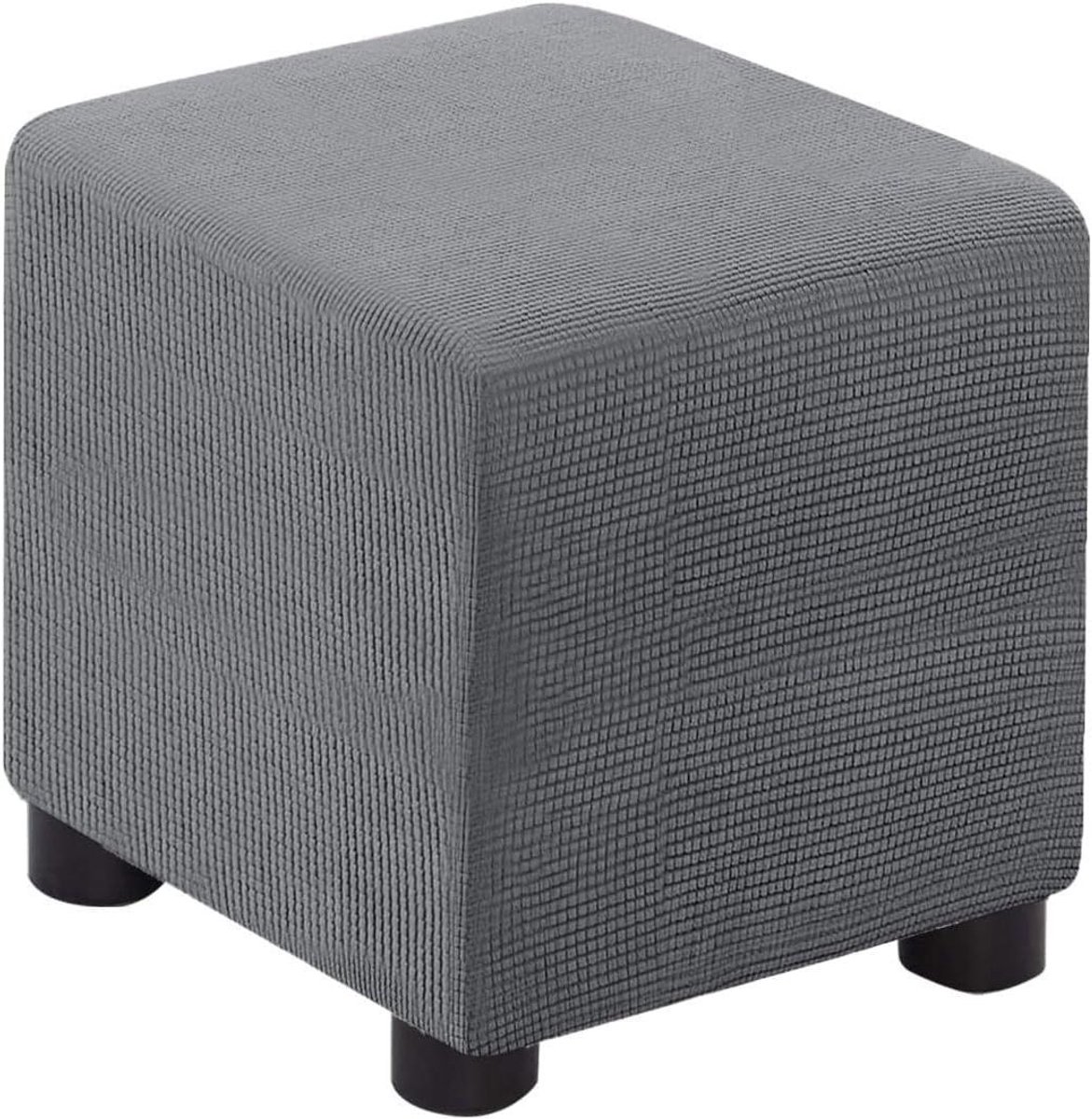 Voetenbank Hoezen - Poef Overtrek - Meubels Beschermen - Zeer Rekbaar - 45x45x45cm - Kleur 27