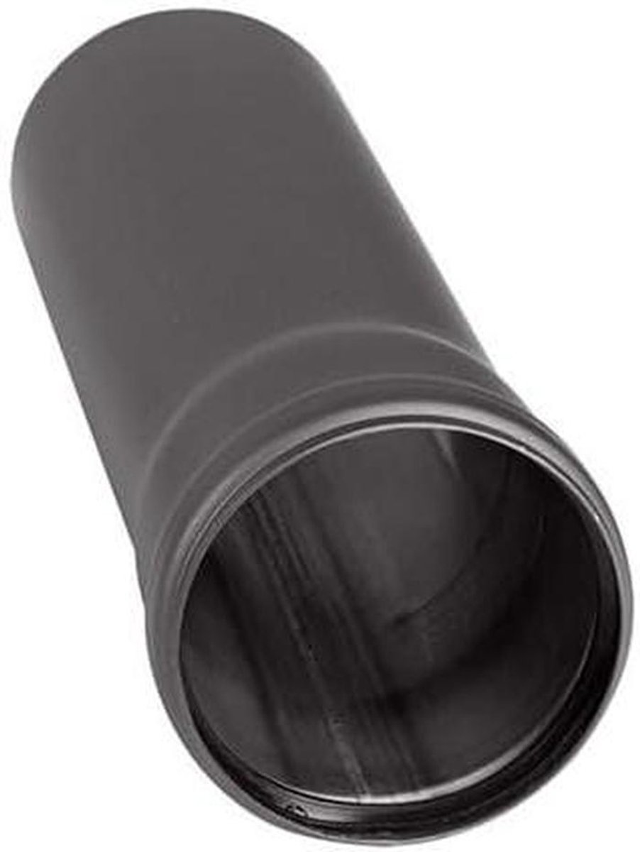 Afvoerpijp Kachel - Rookkanaal Pellebuis - Pelletkachel Aansluiten - Interne Siliconen Afdichting - 80 x 250 mm - Zwart