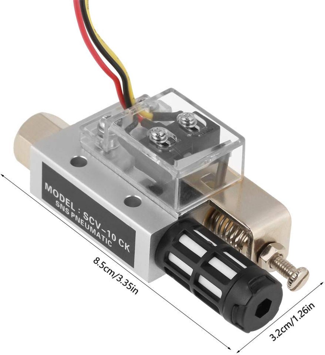 Vacuümgenerator - Negatieve druk - Industriële automatisering - Goede luchtdichtheid - 85 x 32 cm - Aluminiumkleur