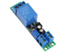 Verstelbare 12V Timer Relay Module voor Auto Lampen, 0-25 Seconden Afstelbare Uitschakelvertraging, Ideaal voor Automatische Schakelaars en Tijdgestuurde Toepassingen