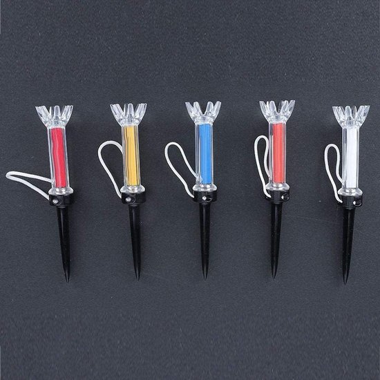 Magnetische Golf Tees - Golf Tee Set - Golftraining Oefenen - Elastisch Herstelontwerp - 90 mm - Diverse Kleuren — afbeelding 4
