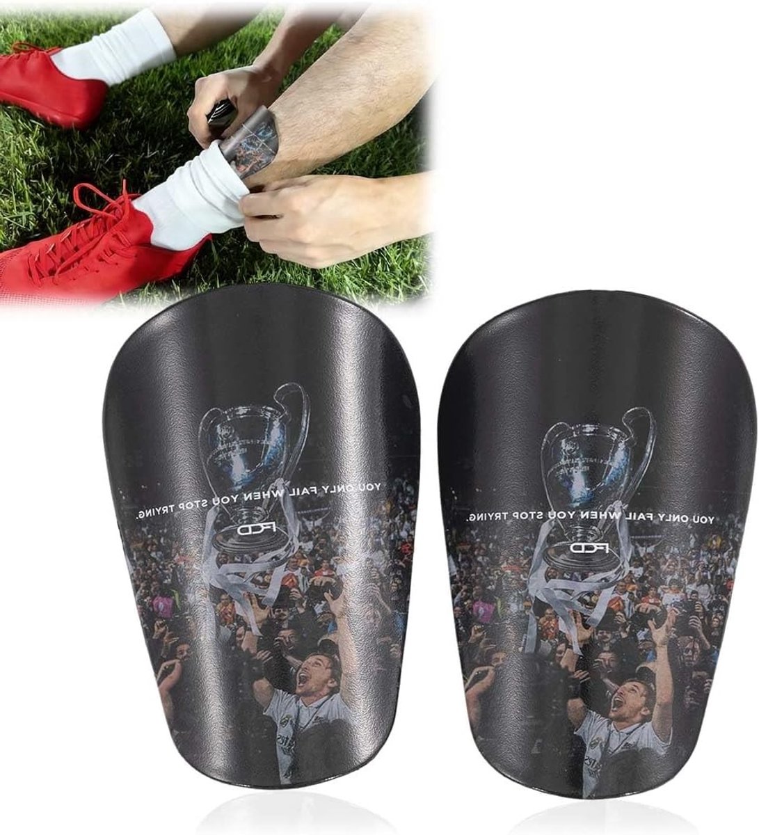 Professionele Mini Voetbalschermers in Extra Donkergrijs, 10 x 6 cm, Ideaal voor Kinderen en Volwassenen, Bescherming voor Voetbalsporten en Recreatieve Activiteiten