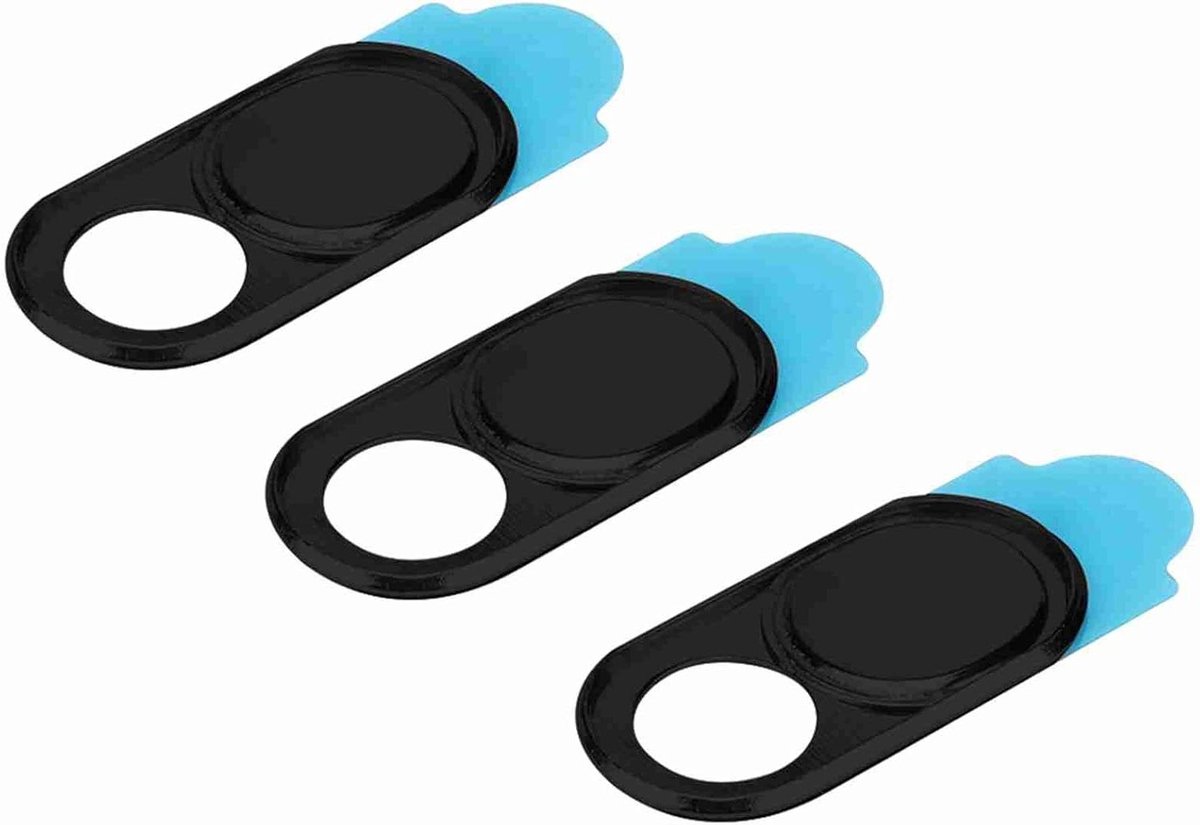 Lensbeschermer Camera - Webcam Cover - Privacy Waarborgen - Dun En Zichtbaar - 0.7 mm Dik - Zilver