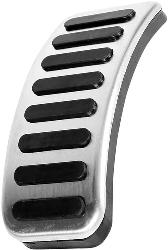 Handmatige Pedaalset - Auto Pedaal Covers - Auto Interieur Tuning - Roestvrij Staal en Rubber - 3 Stuks - Zilver van Merkloos — afbeelding 5