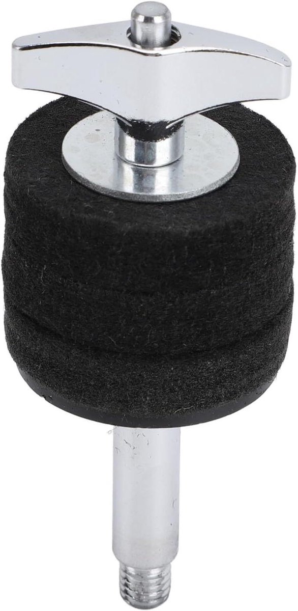 Bekkenhouder - Cymbal Arm - Drum Setup - Schokabsorberend Ontwerp - Compact Formaat - Zwart